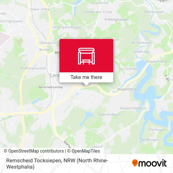 Remscheid Tocksiepen map