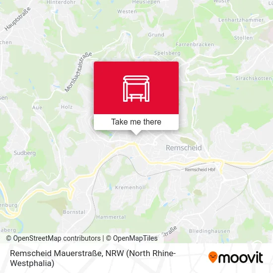 Remscheid Mauerstraße map