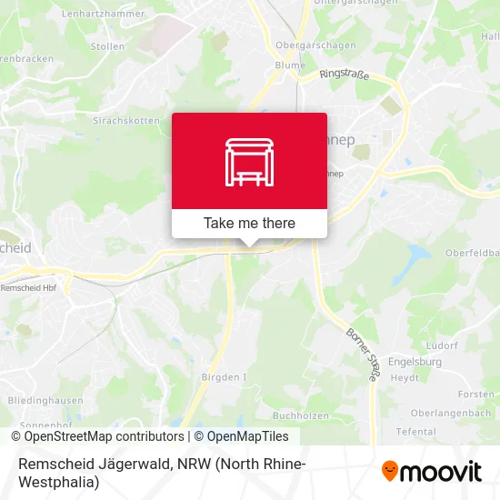 Remscheid Jägerwald map