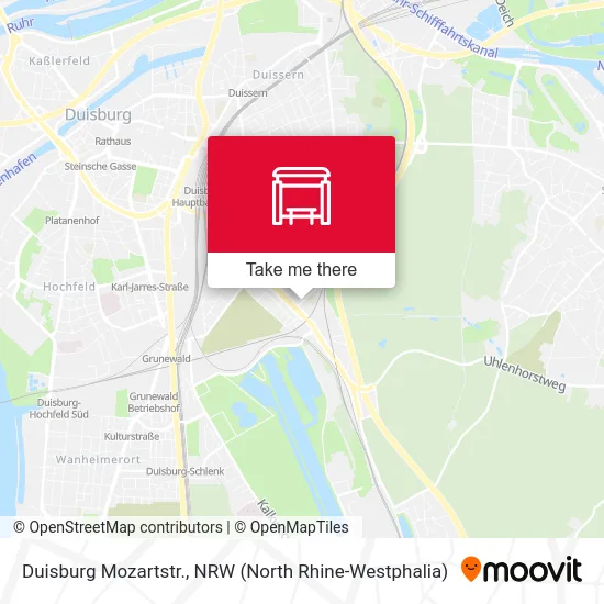Duisburg Mozartstr. map