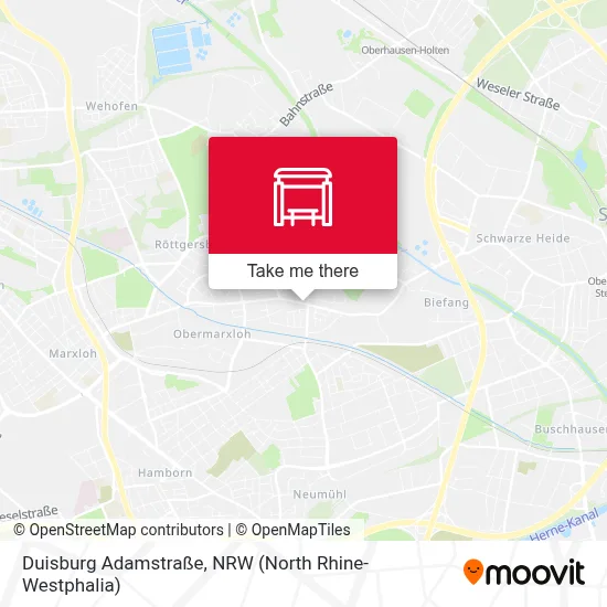 Duisburg Adamstraße map