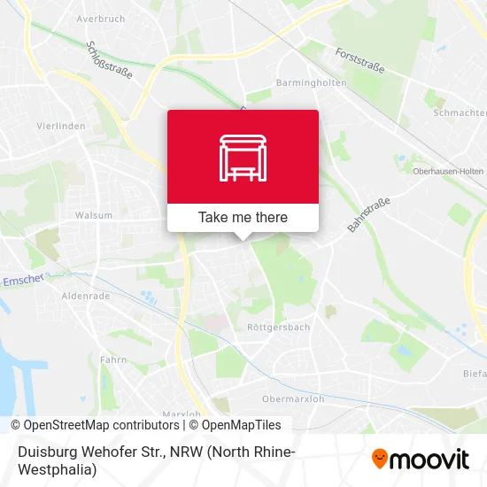 Duisburg Wehofer Str. map