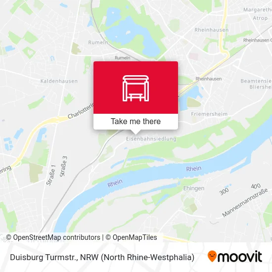 Duisburg Turmstr. map