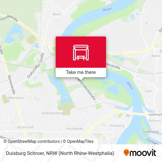 Duisburg Schroer map