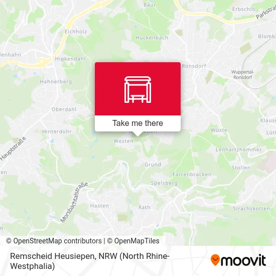 Remscheid Heusiepen map