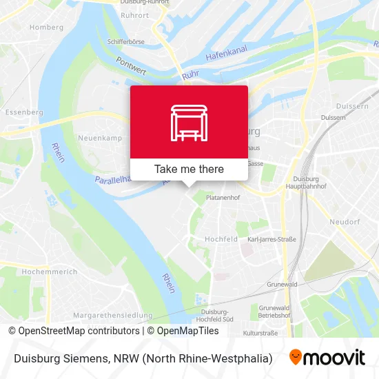 Duisburg Siemens map