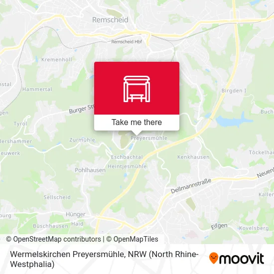 Wermelskirchen Preyersmühle map