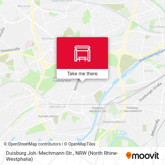 Duisburg Joh.-Mechmann-Str. map