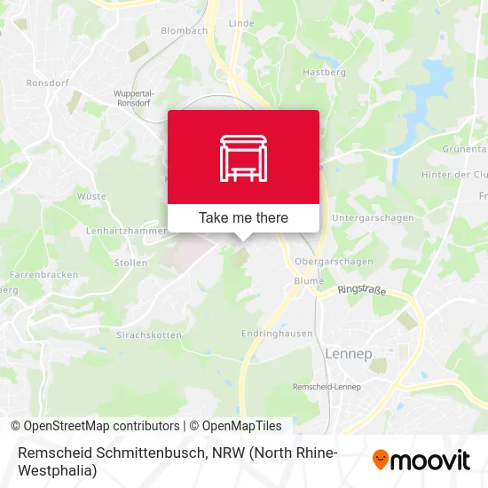 Remscheid Schmittenbusch map