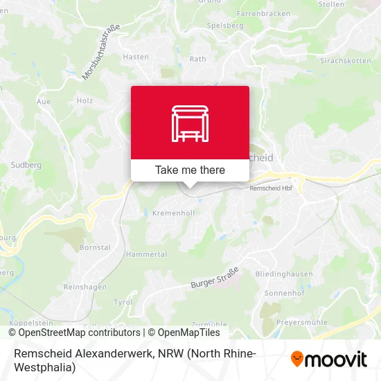 Remscheid Alexanderwerk map