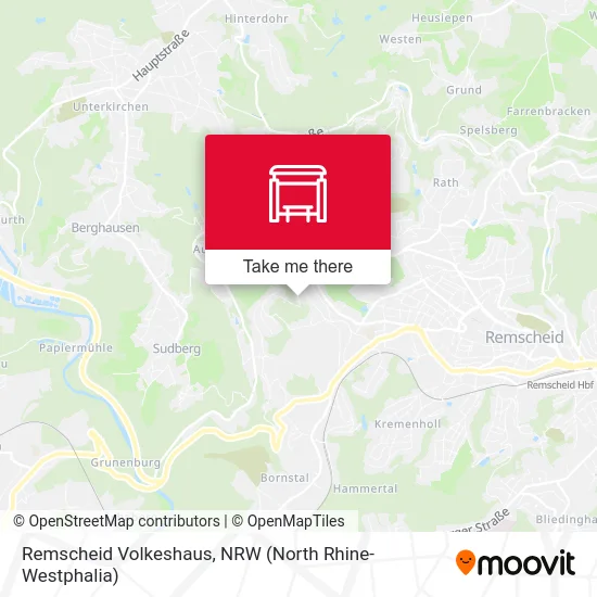 Remscheid Volkeshaus map