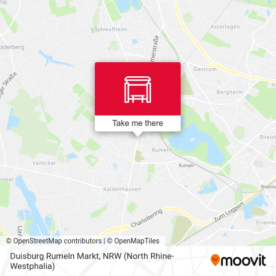 Duisburg Rumeln Markt map