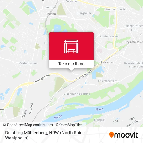 Duisburg Mühlenberg map