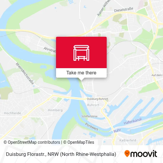 Duisburg Florastr. map