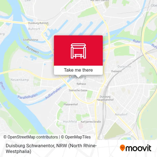 Duisburg Schwanentor map