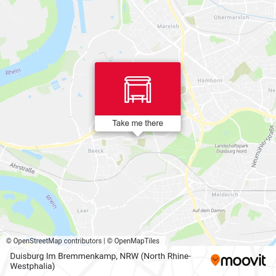 Duisburg Im Bremmenkamp map