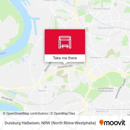 Duisburg Halbeisen map