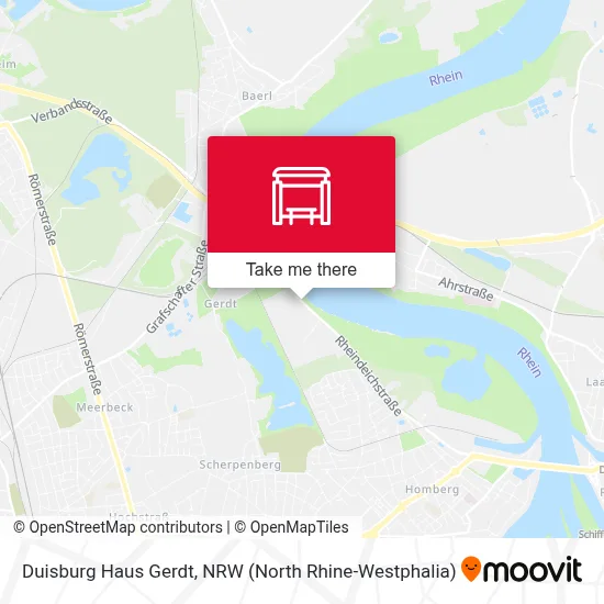Duisburg Haus Gerdt map