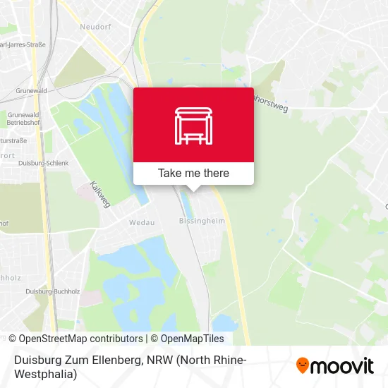 Duisburg Zum Ellenberg map