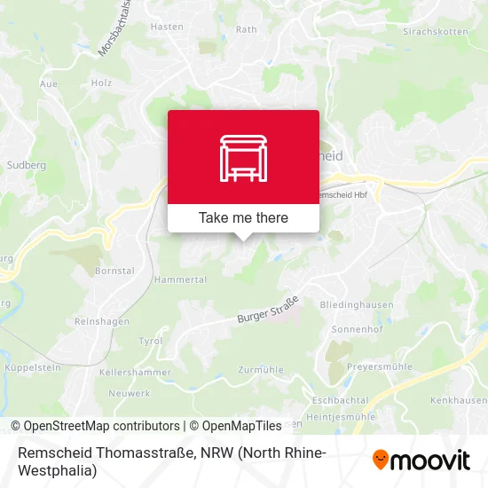 Remscheid Thomasstraße map