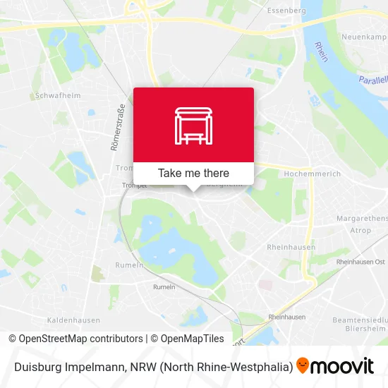 Duisburg Impelmann map