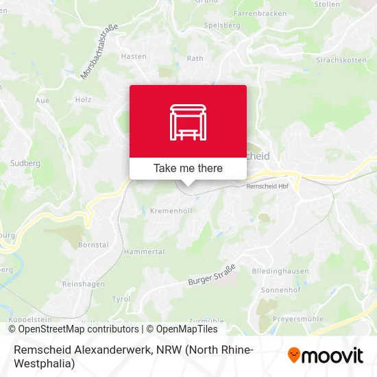 Remscheid Alexanderwerk map