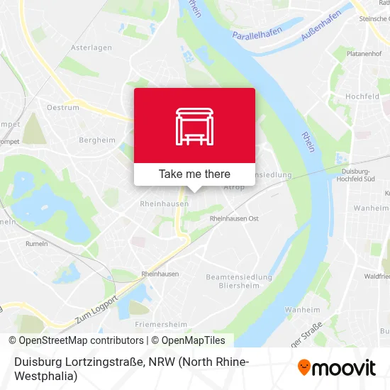 Duisburg Lortzingstraße map
