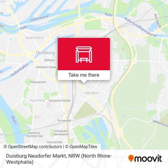 Duisburg Neudorfer Markt map