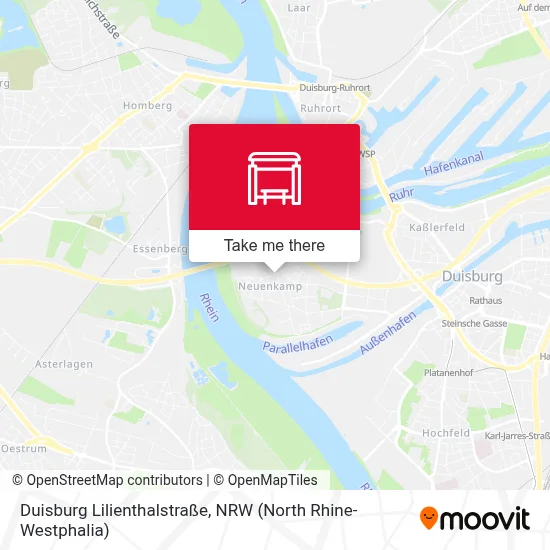 Duisburg Lilienthalstraße map