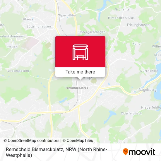 Remscheid Bismarckplatz map