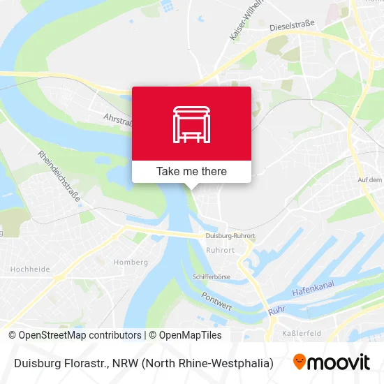 Duisburg Florastr. map