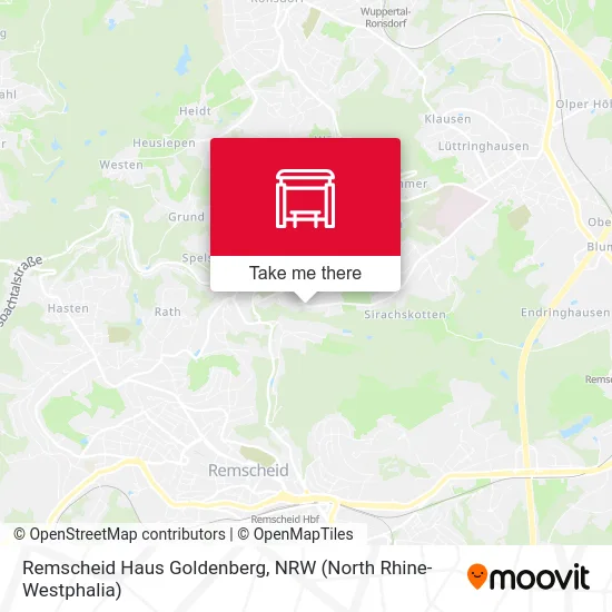 Remscheid Haus Goldenberg map