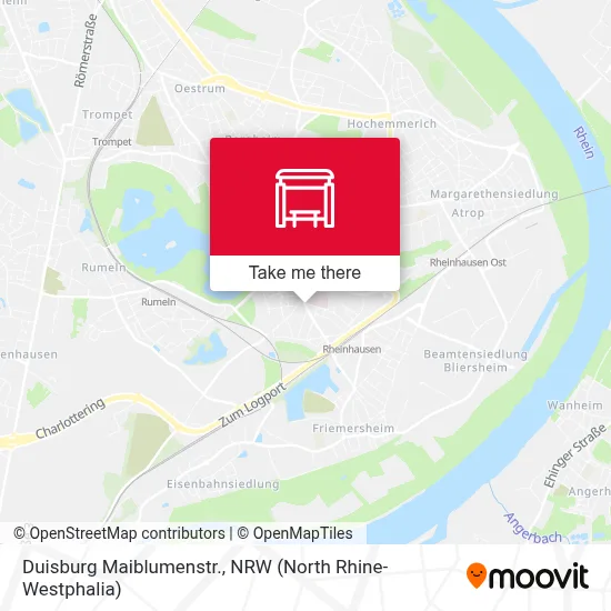 Duisburg Maiblumenstr. map