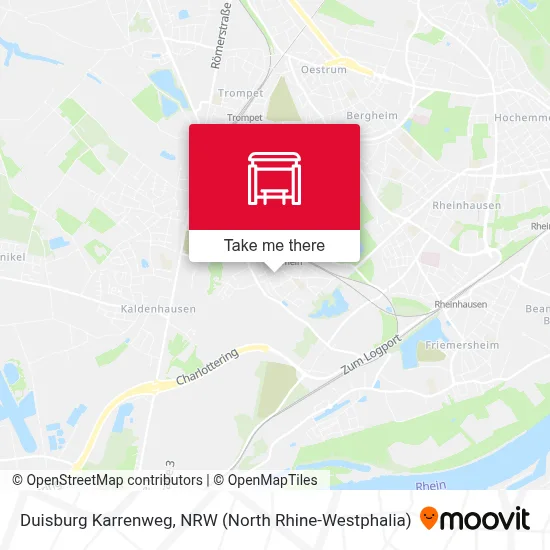 Duisburg Karrenweg map