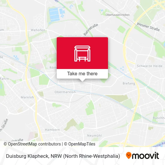 Duisburg Klapheck map