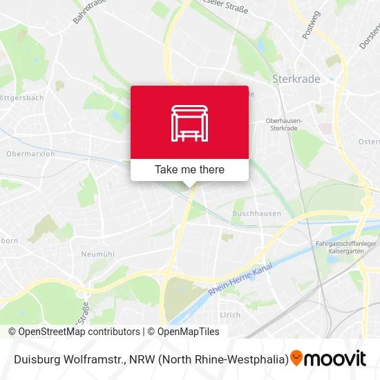 Duisburg Wolframstr. map