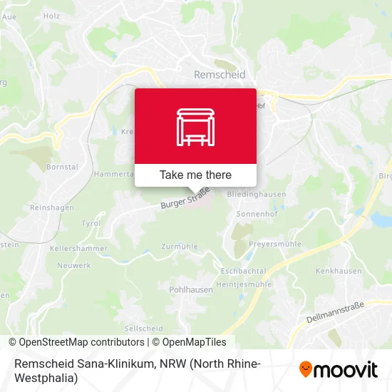 Remscheid Sana-Klinikum map