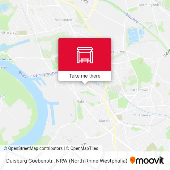Duisburg Goebenstr. map