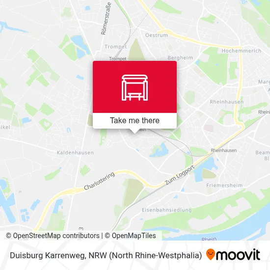 Duisburg Karrenweg map
