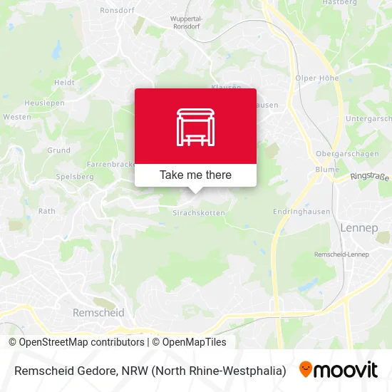 Remscheid Gedore map