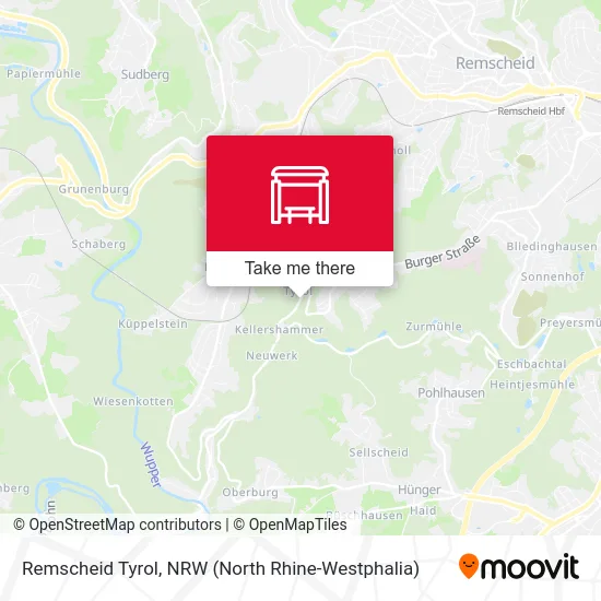 Remscheid Tyrol map
