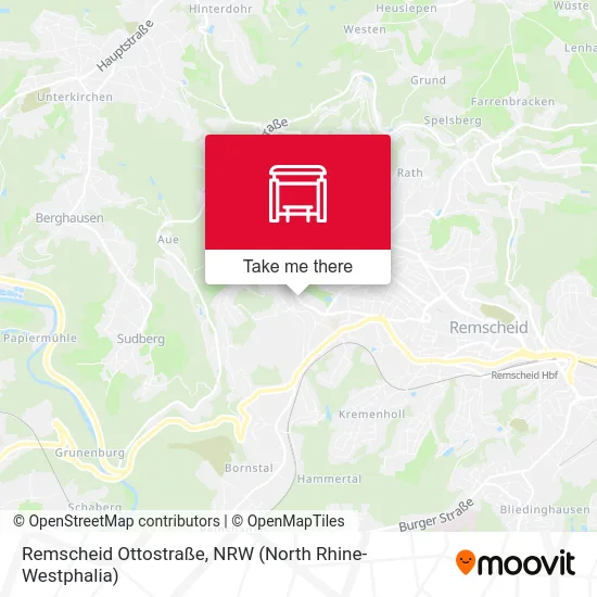 Remscheid Ottostraße map