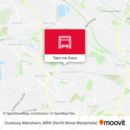 Duisburg Altersheim map
