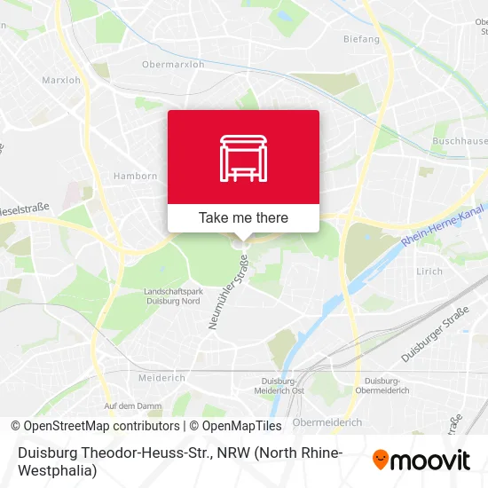 Duisburg Theodor-Heuss-Str. map