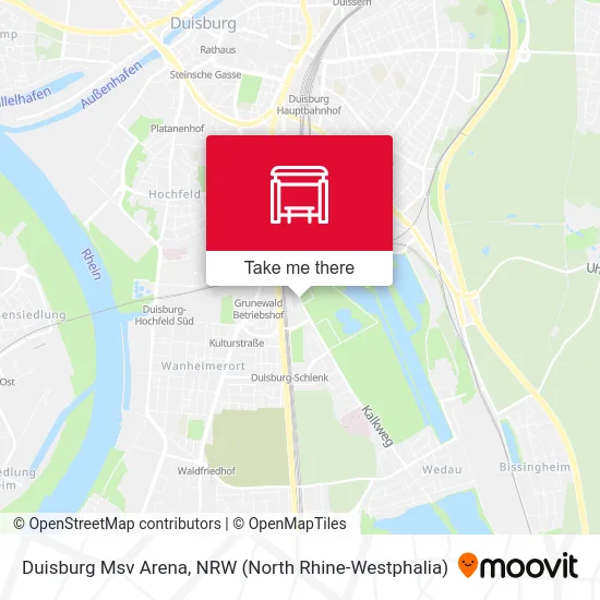 Duisburg Msv Arena map