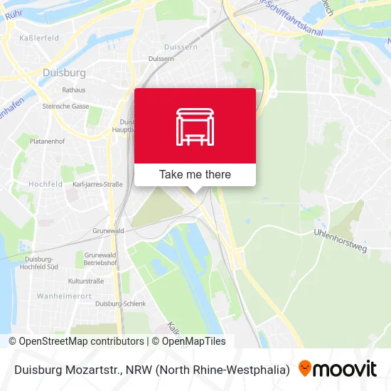 Duisburg Mozartstr. map