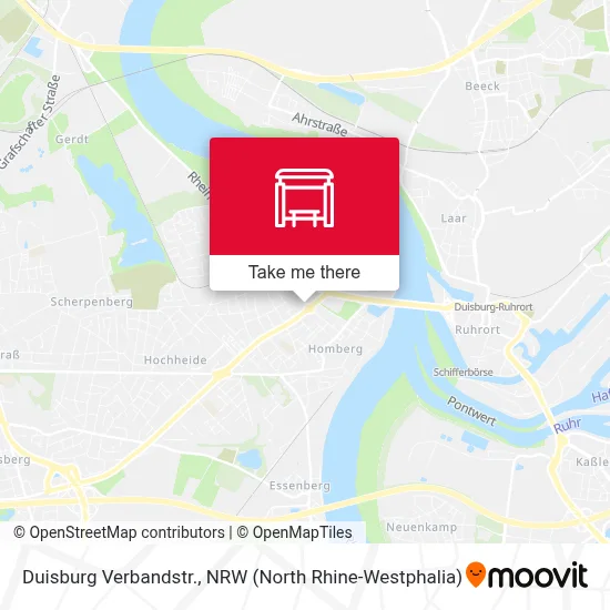 Duisburg Verbandstr. map