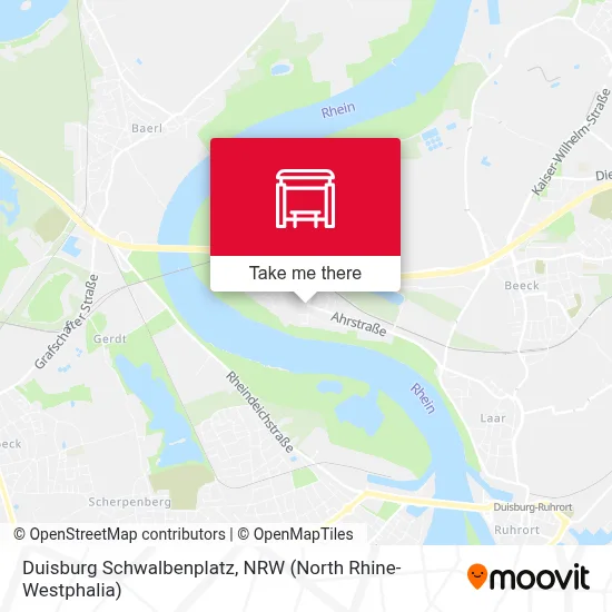 Duisburg Schwalbenplatz map