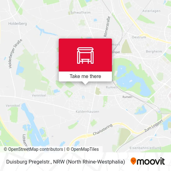 Duisburg Pregelstr. map