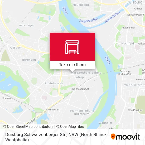 Duisburg Schwarzenberger Str. map